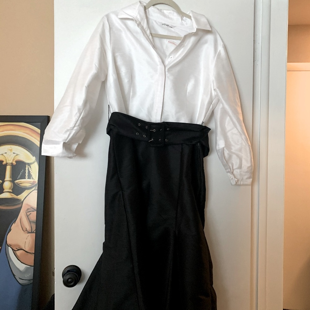 One piece hand made silk dress. Size14